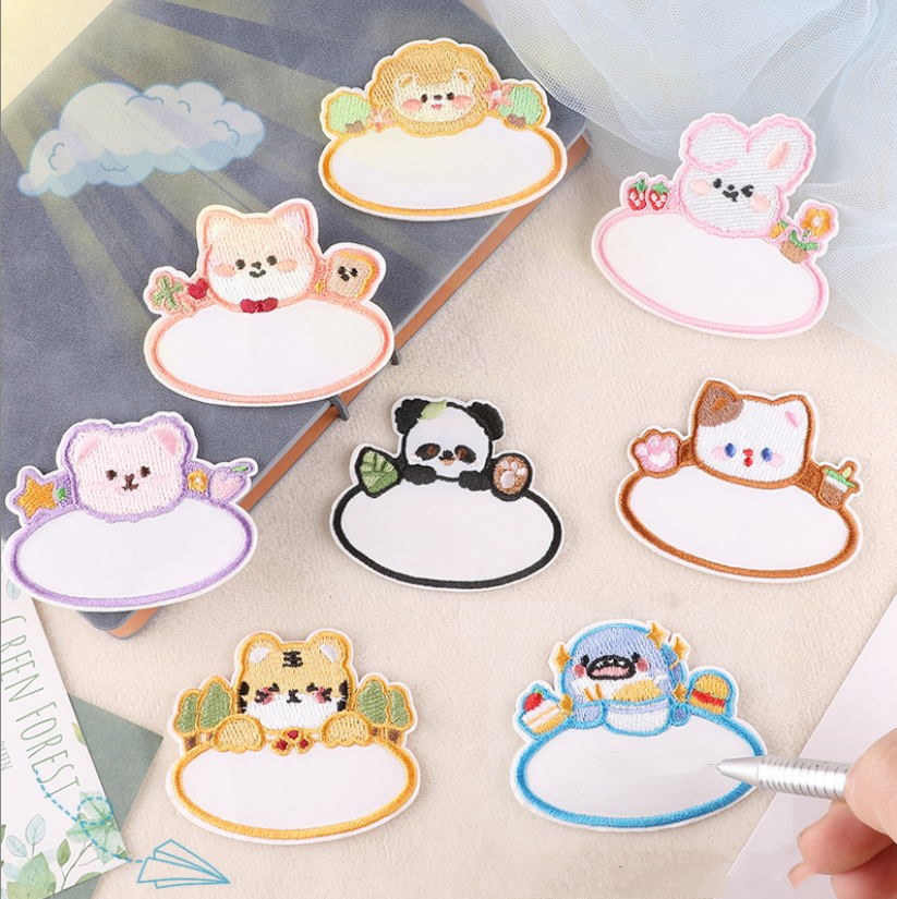 Phone Accessories And Names - 10 Pcs Name Badges Embroidery Patches