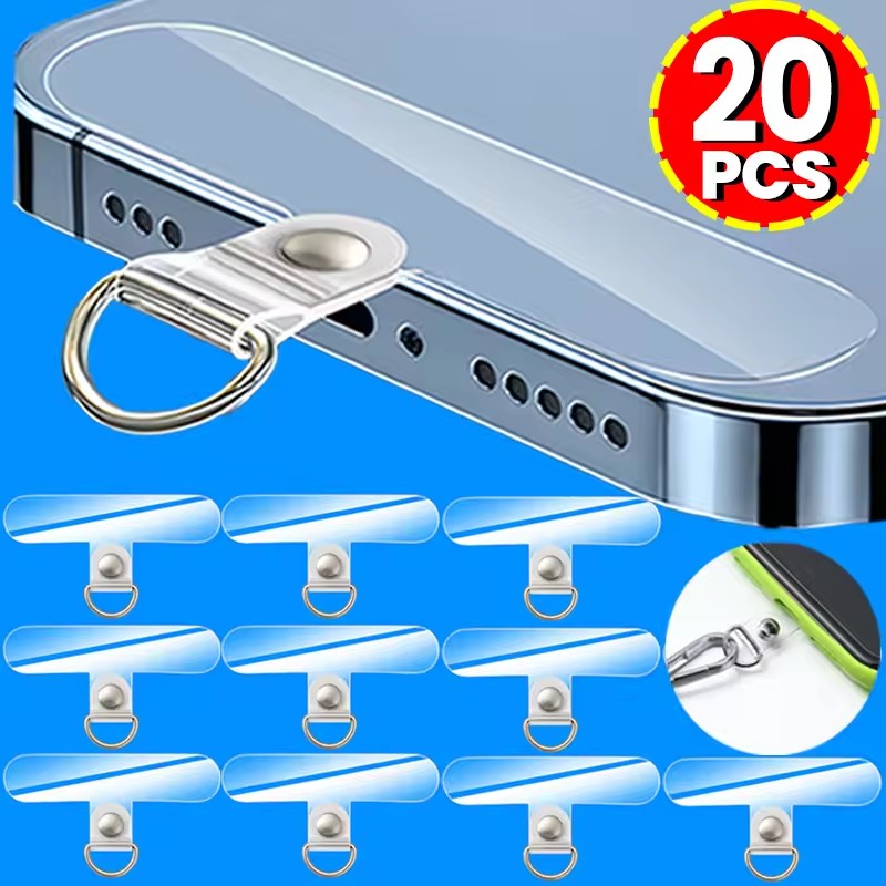 Lanyard Phone Strap - 20/1Pcs Transparent Phone Lanyard Tether Tabs