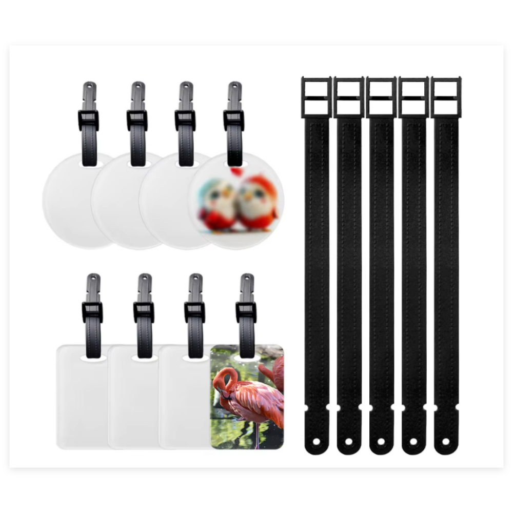 Phone Accessories And Names - 30 Pcs Acrylic Double-Sided Luggage Tag