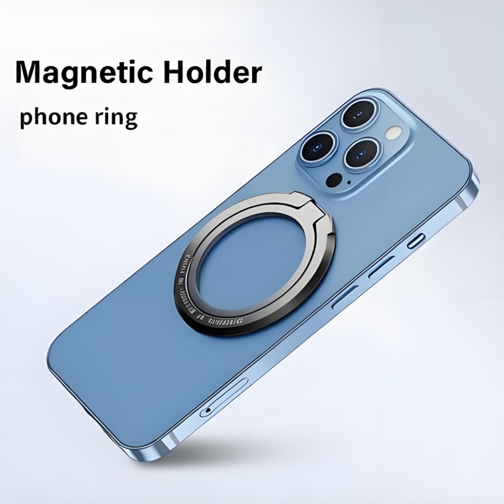 Desk Phone Stand - Universal Magnetic Phone Ring Holder 360°