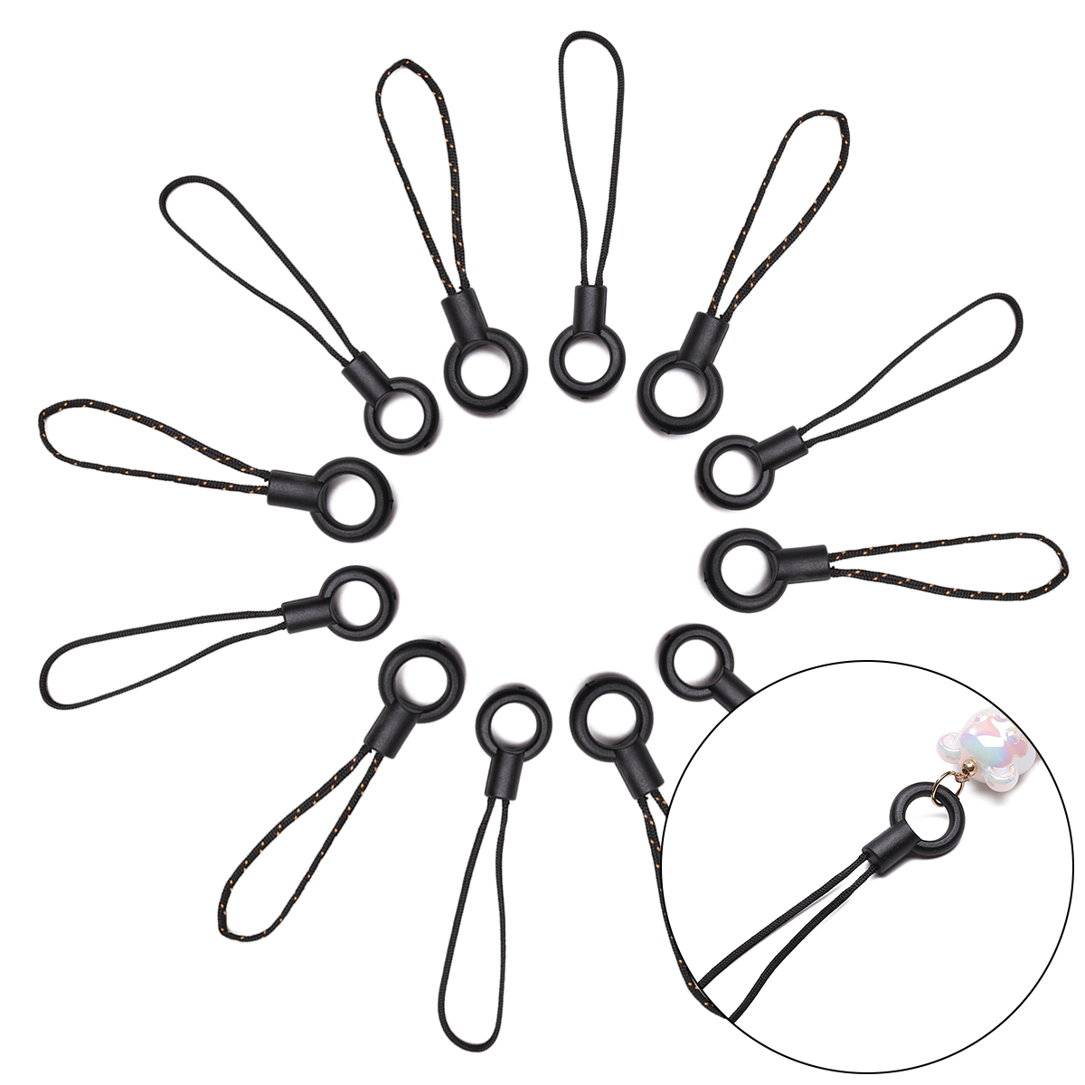 2Pcs 6/7cm Lanyard Cords Keych - огляд і ціна Phone Accessories Hanger