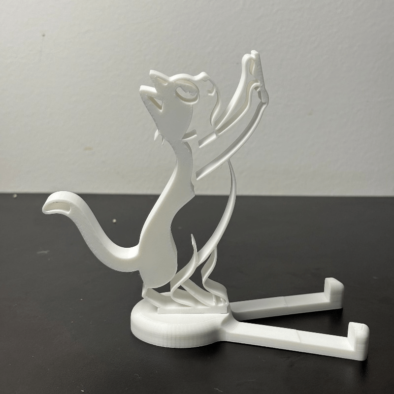 Abstract Hollow Line Cat Phone - огляд і ціна Desk Phone Stand