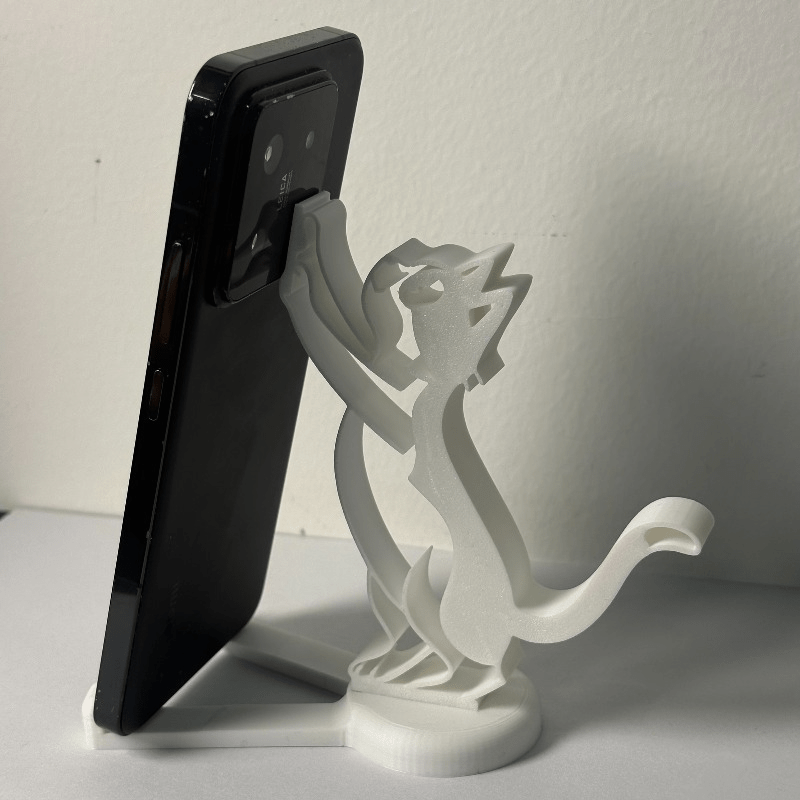 Abstract Hollow Line Cat Phone - огляд і ціна Desk Phone Stand