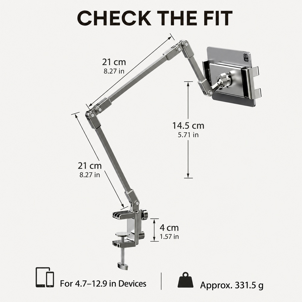 Adjustable Bed Phone Holder St - огляд і ціна Desk Phone Stand