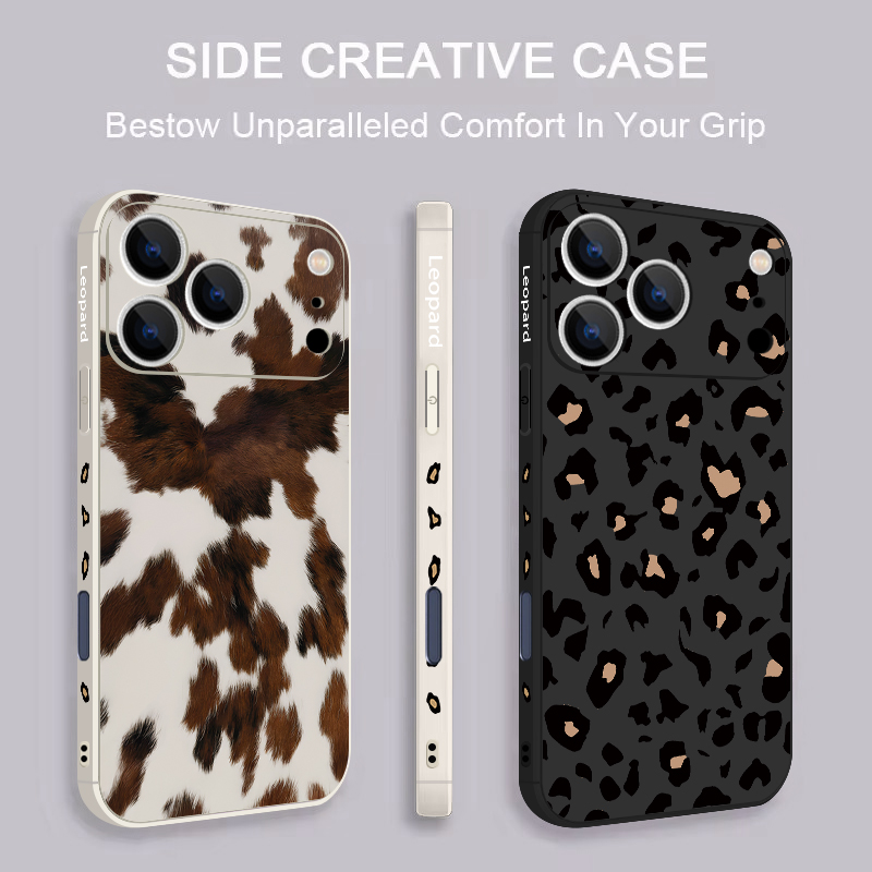 Leopard Print TPU Phone Case F - огляд і ціна Lanyard Phone Strap