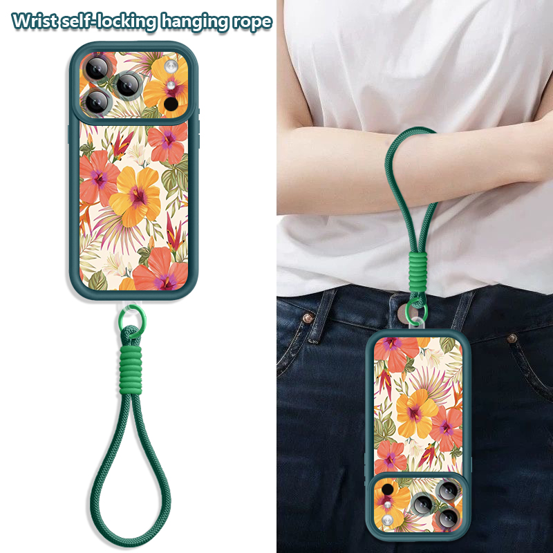 Colored Flower printed Lanyard - огляд і ціна Lanyard Phone Strap
