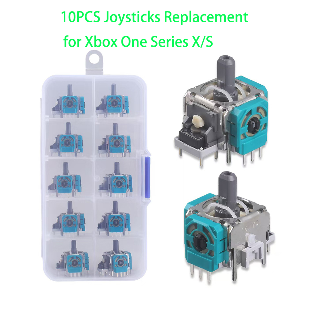 10pcs Replacement 3D Analog Jo - огляд і ціна Xbox Phone Accessories