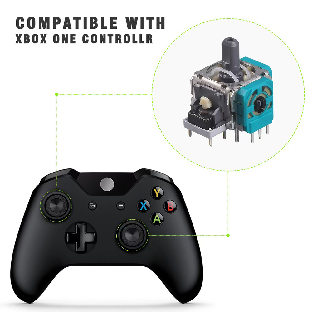 10pcs Replacement 3D Analog Jo - огляд і ціна Xbox Phone Accessories