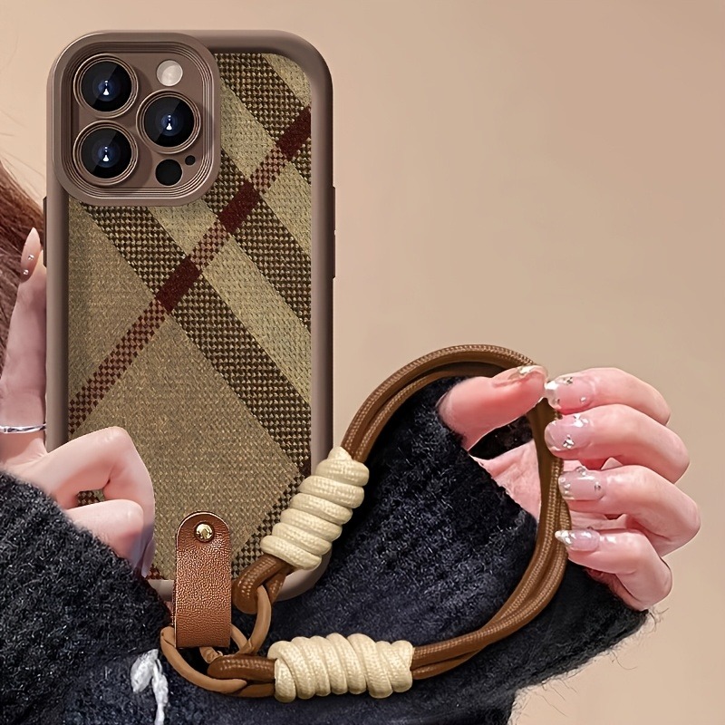 Brown Stripes Lanyard Strap Ro - огляд і ціна Lanyard Phone Strap