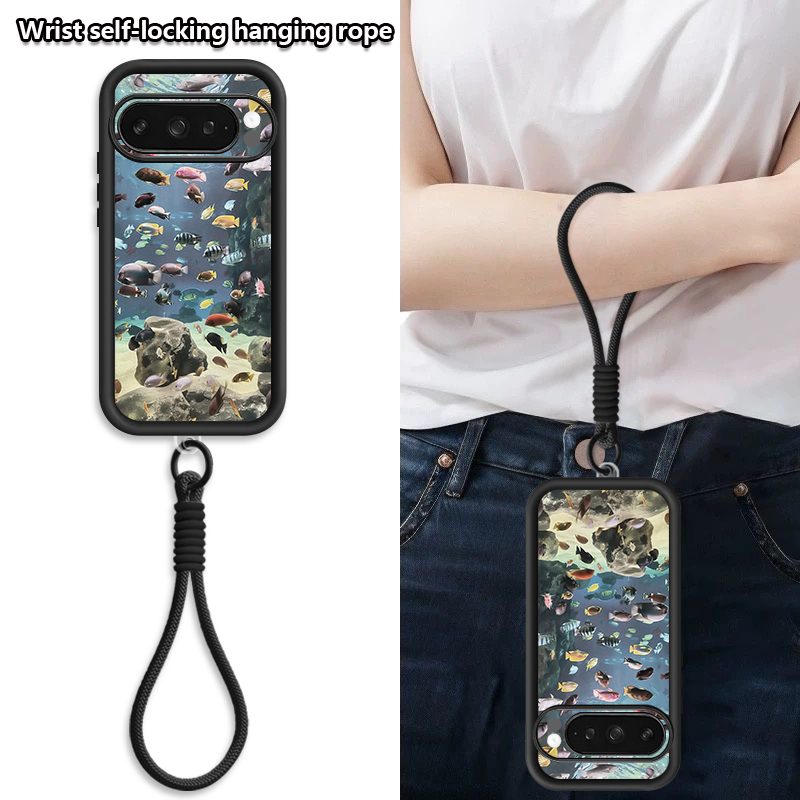 Sea Turtle Print Wrist Strap L - огляд і ціна Lanyard Phone Strap
