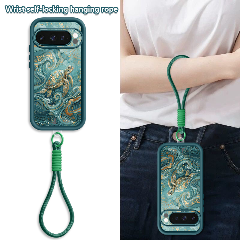 Sea Turtle Print Wrist Strap L - огляд і ціна Lanyard Phone Strap