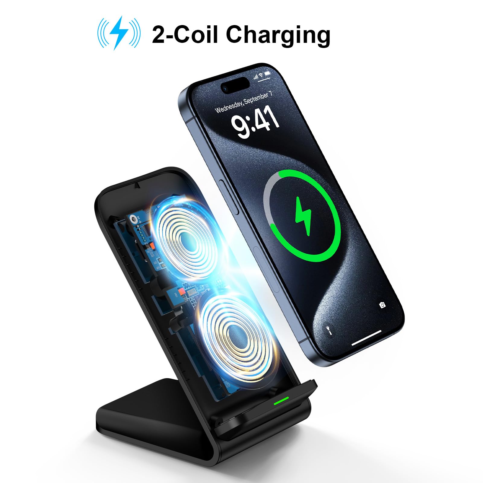 15W Wireless Charger Phone Hol - огляд і ціна Phone Accessories For Android