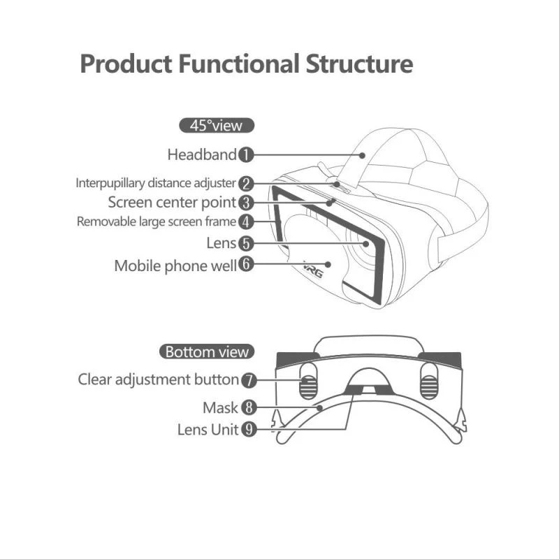 VRG Pro Virtual Reality VR Gla - огляд і ціна Gaming Controller Phone