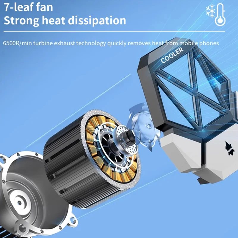 DY08 Mobile Phone Cooling Fan  - огляд і ціна Phone Accessories For Android