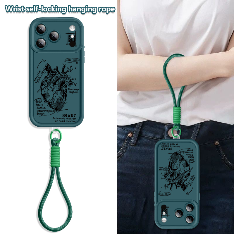 Creative Heart Model Pattern L - огляд і ціна Lanyard Phone Strap