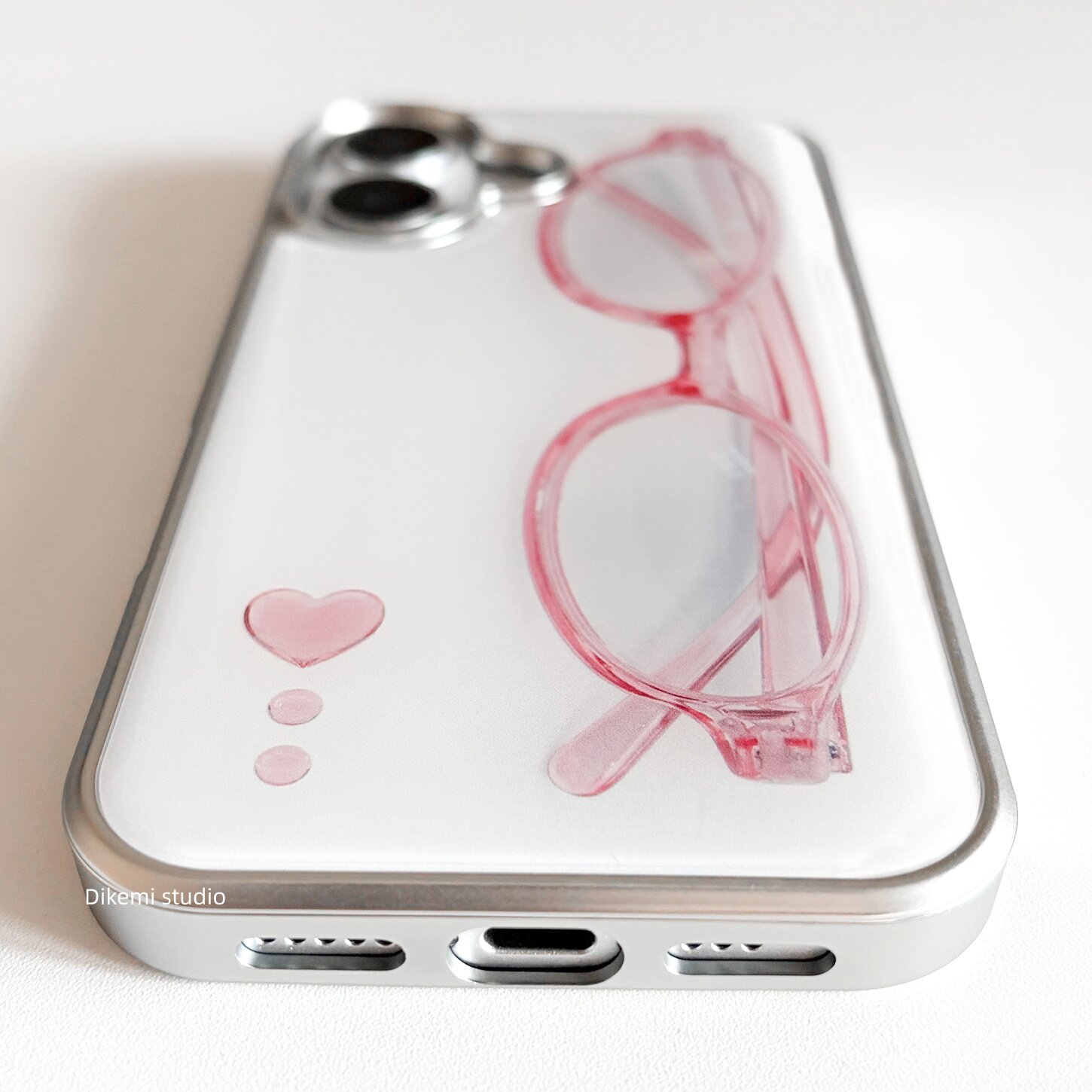 Korean ins Girl Heart Pink Gla - огляд і ціна Phone Accessories For Girls