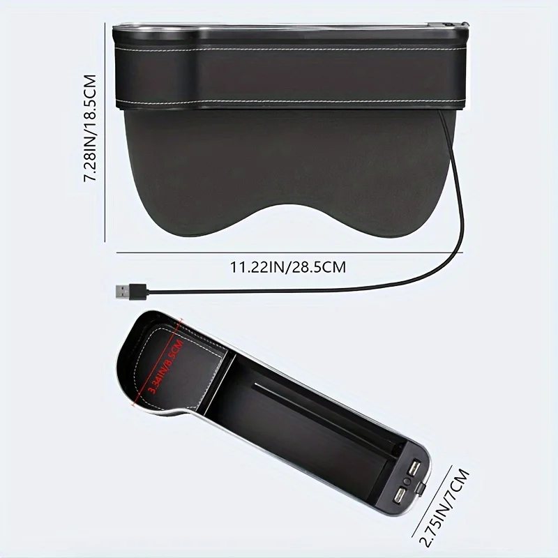 2-In-1 Car Seat Gap Organizer  - огляд і ціна Phone Accessories Organizer