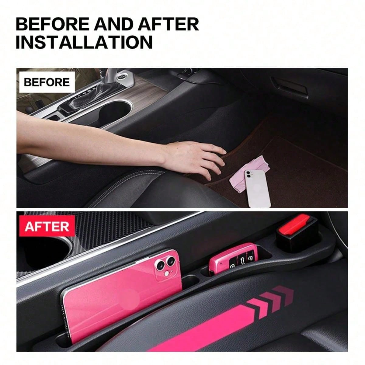 Car Seat Gap Filler Side Seam  - огляд і ціна Phone Accessories Organizer