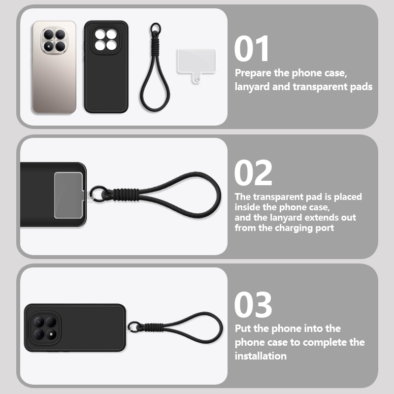 Soft TPU Lanyard Phone Case Fo - огляд і ціна Lanyard Phone Strap