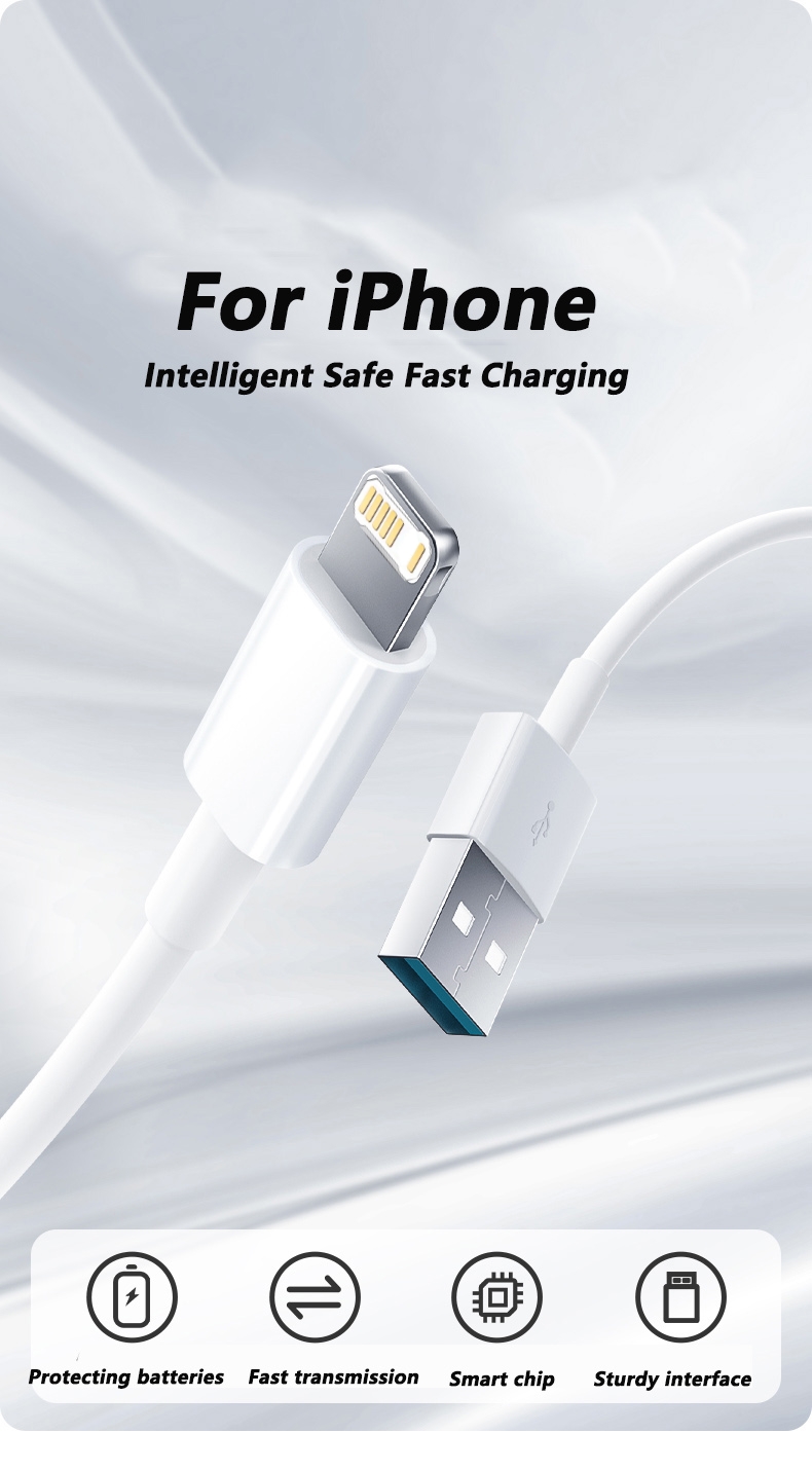 35W USB Cable For iPhone 14 13 - огляд і ціна Phone Accessories Online