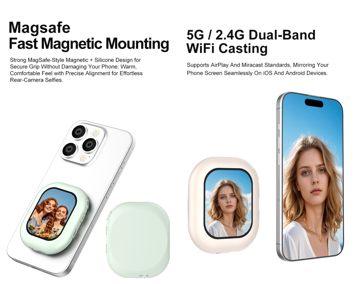 Wireless Mini Magnetic Selfie  - огляд і ціна Phone Accessories For Android